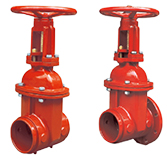 Model FGO 135/138 Rising Stem Groove Joint Ends Resilient Wedge Gate Valve